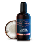 Shampoo para Barba King C Gillette, Cuidado de Barba Hombres 241ml