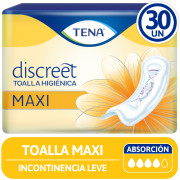 Toalla Higiénica TENA Discreet Maxi 30 Unidades