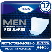 Protectores Masculinos para Incontinencia TENA Men 12 Unidades