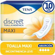 Toallas Para Incontinencia Tena Femenina 10 Unidades