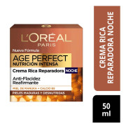 Crema De Noche Reparadora Age Perfect Nutrición Intensa 50ml