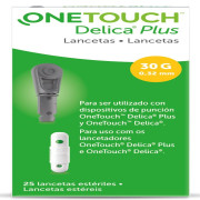 Lancetas OneTouch Delica 25 Unidades