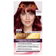 Tintura L'Oréal Excellence Extra Profundos 6660 Rubio Oscuro Rojizo Profundo