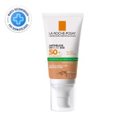 Protector Solar con Color Rostro Anthelios UV Mune 400 Oil Control Gel Crema FPS 50+