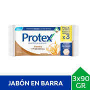 Jabón De Tocador Avena 90g 3 Unidades