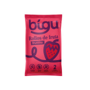 Rollos de fruta deshidratada Bigu frutilla 25g