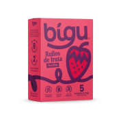 Pack 5 Yico Frutilla Rollos de Fruta Deshidratada