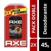 Pack Desodorantes Axe Stick Dark Temptation 2x45g