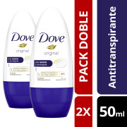 Dove Mujer Deo Rollon Original 2x50ml