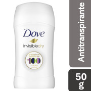 Dove desodorante en barra invisible dry 50gr