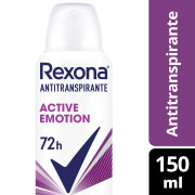 Rexona desodorante en aerosol active emotion 150ml