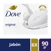 Dove Jabón Barra Original 90g 6 Unidades
