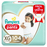 Pañales Desechables Pampers Pants Talla XG 104 Unidades