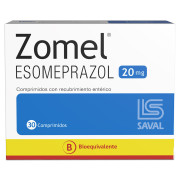 Zomel Esomeprazol 20 mg x 30 Comprimidos