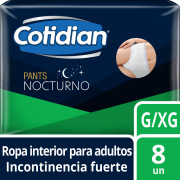 Pants Cotidian Nocturno G/XG 8 Unidades