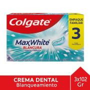Pasta Dental Max White 3 Unidades