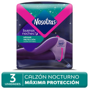 Calzón Nocturno 12 X 3 - Talla  L/XL