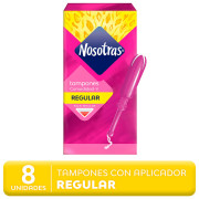 Nosotras Tampón Regular Con Aplicador 8 Unidades