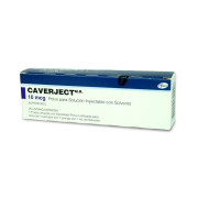 Caverject Alprostadil 10mcg Inyectable 1 Jeringa Prellenada