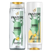 Pack Shampoo + Acondicionador Pantene Bambú Nutre &amp; Crece 400ml