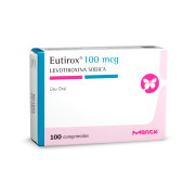 Eutirox (R) Levotiroxina 100mcg 100 Comprimidos