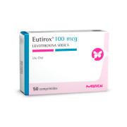 Eutirox (R) Levotiroxina 100mcg 50 Comprimidos