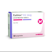 Eutirox (R) Levotiroxina 112mcg 50 Comprimidos