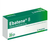 Ebatene Tiocolchicósido 8mg 20 Comprimidos