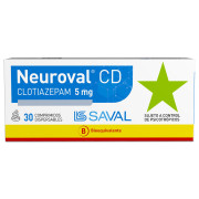 Neuroval CD Clotiazepam 5mg 30 Comprimidos Dispersables