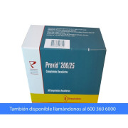 Previd (B) Emitricitabina / Tenofovir 200/25 30 Comprimidos Recubiertos