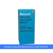 Retrovir Zidovudina 50mg/5ml Jarabe 200ml