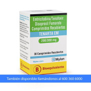 Tenarta EM (B) Emitricitabina / Tenofovir 30 Comprimidos Recubiertos