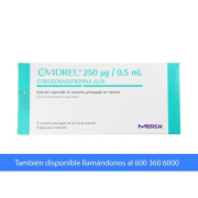 Ovidrel Coriogonadotropina Alfa 250mcg Inyectable 1 Frasco-Ampolla