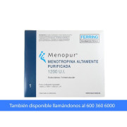 Menopur Menotropina 1200UI Inyectable 1 Frasco-Ampolla