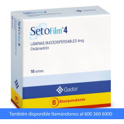 Setofilm (B) Ondansetrón 4mg Láminas Bucodispersables 10 Sobres