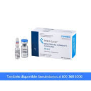 Menopur Menotropina 75UI Inyectable 1 Frasco-Ampolla