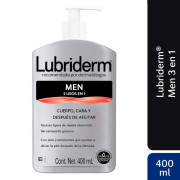 Lubriderm® Men’s 3 en 1 Crema de Afeitar Rápida Absorción 400ml
