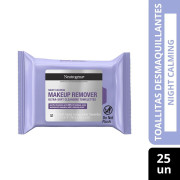 Toallitas Desmaquillantes Neutrogena® Night Calming 25 Unidades
