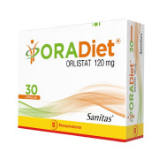 Oradiet Orlistat 120mg 30 Cápsulas