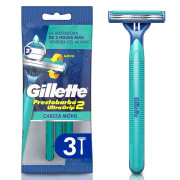 Máquina de Afeitar Gillette Prestobarba Ultragrip2 3 Unidades