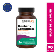 Concentrado de Cranberry Nueva Fórmula Vitaminlife 90 Softgels