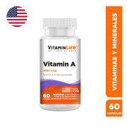 VitaminLife Vitamina A 60 Cápsulas