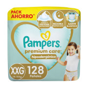 Pañal Pampers Premium Care Tamaño XXG (11-15 kg) 128 Unidades