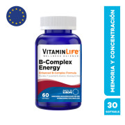 VitaminLife Complejo B + Omega 30 Cápsulas