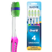 Oral-B Cepillo de Dientes Indicator Cerdas Suaves 4 Unidades