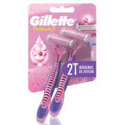 Máquina de Afeitar Mujer Gillette Prestobarba3 2 Unidades