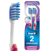 Oral-B Cepillo de Dientes Radiant Cerdas Medias 2 Unidades