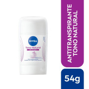 NIVEA Antitranspirante Antimanchas para Mujer Black &amp; White Invisible, Efecto Satín en Barra 54g