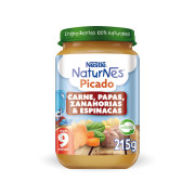 Naturnes Picado Carne, Papas, Zanahoria y Espinaca 215g