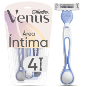 Máquina Afeitar Mujer Gillette Venus Íntima 4 Unidades